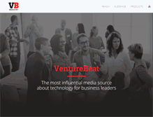 Tablet Screenshot of media.venturebeat.com